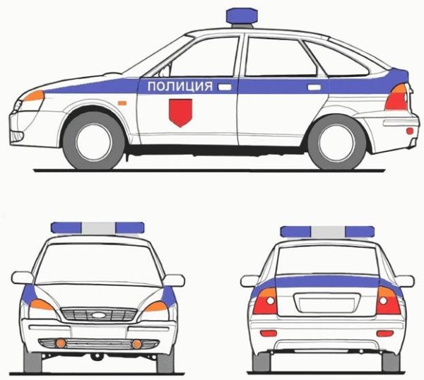 Цветографическая схема полиции