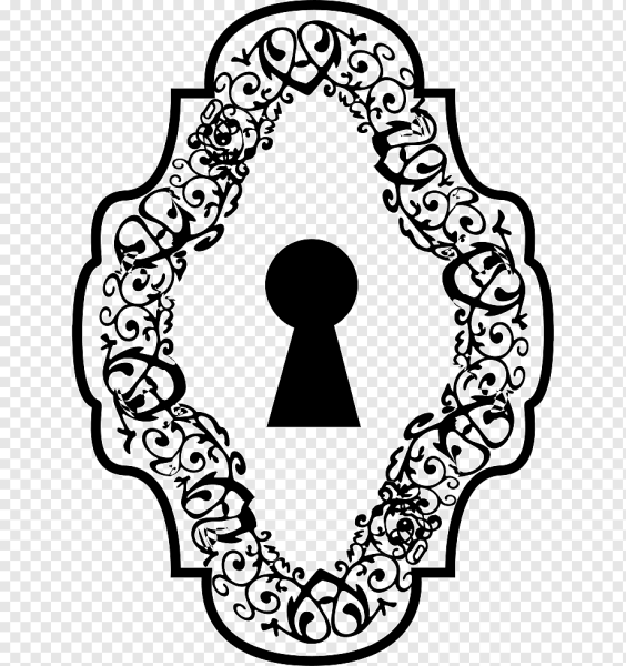 Замочная скважина силуэт