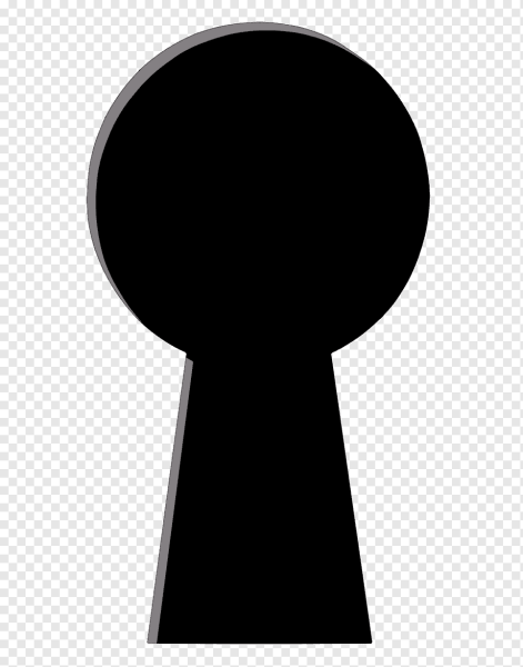 Замочная скважина трафарет