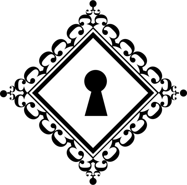 Замочная скважина силуэт