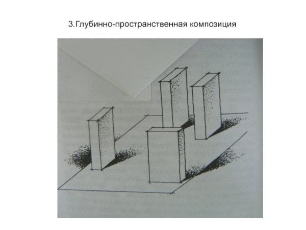 Глубинно пространственная композиция эскиз