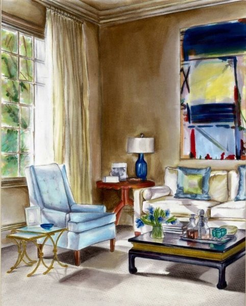 Зарисовки интерьера