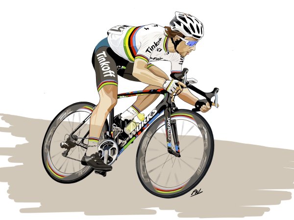 Велосипедист Графика