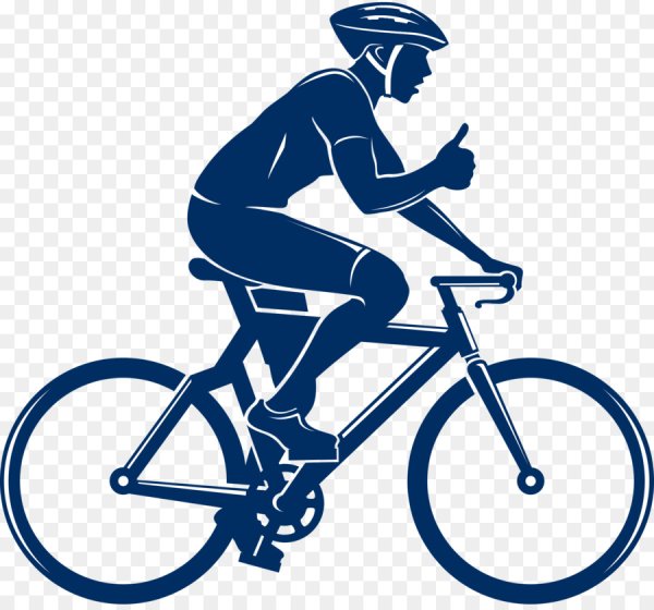 Человечек на велосипеде