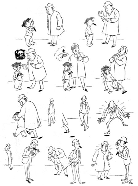 Датский художник карикатурист Херлуф Бидструп