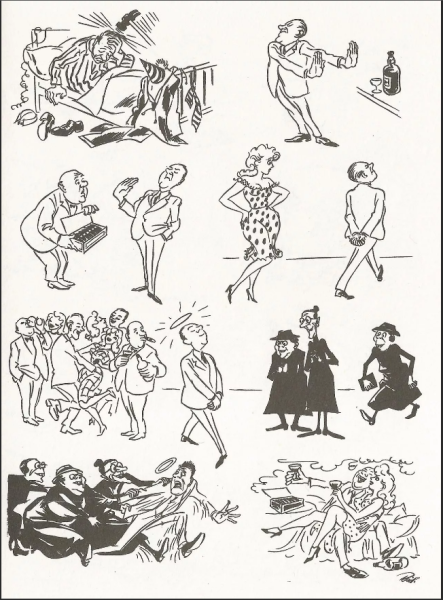 Херлуф Бидструп. Рисунки