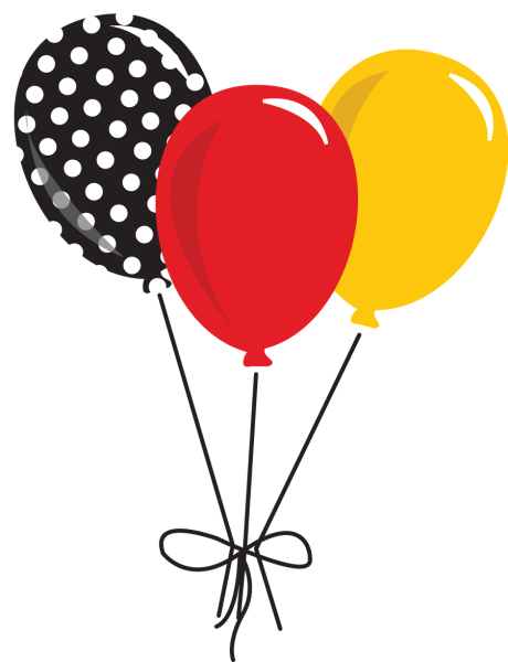 Шарики нарисованные воздушные