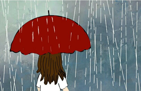 Дождик иллюстрация