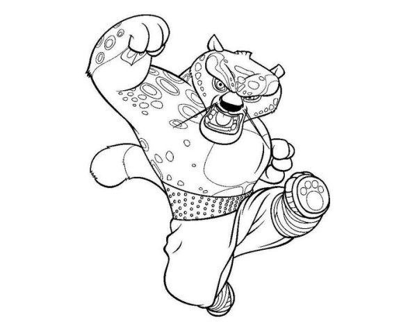 Тай Лунг раскраска