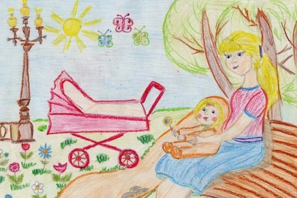 Рисунок ко Дню матери