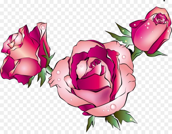 Розы мультяшные