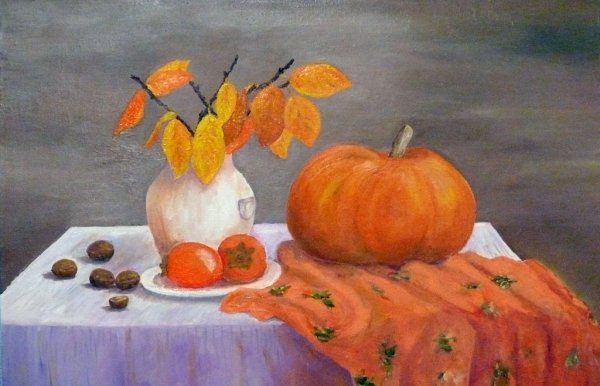 Осенний натюрморт для детей