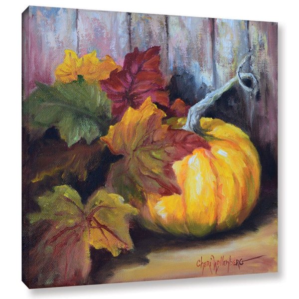 Осенний натюрморт акварелью