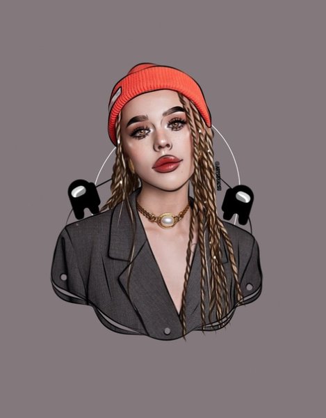 Инстасамка нарисовать