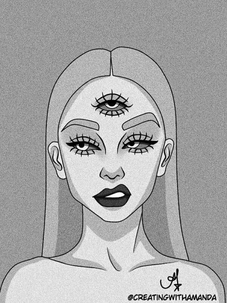 Инстасамка портрет легко