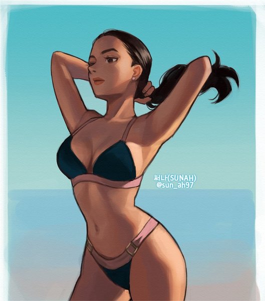 Раскраски губы девушки