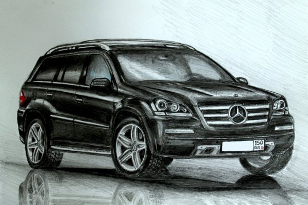 Мерседес джип GLE рисунок