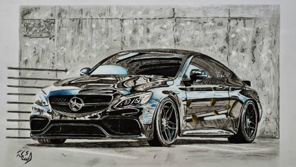 Рисунок Mercedes c