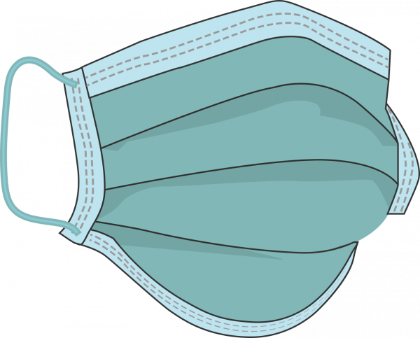 Маска медицинская иллюстрация