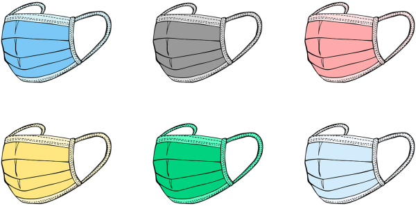 Маска медицинская рисунок