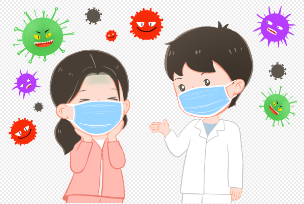 Маска медицинская мультяшная