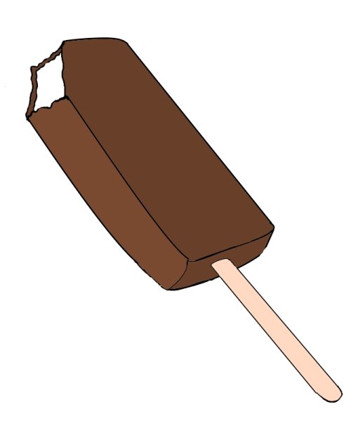 Эскимо для детей на прозрачном фоне