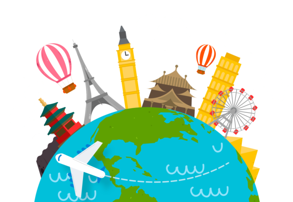 Векторное изображение путешествия