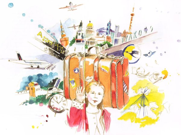 Путешествие иллюстрация