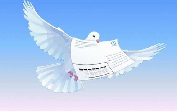 Голубь с письмом