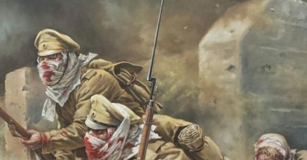 Атака мертвецов Осовец арт