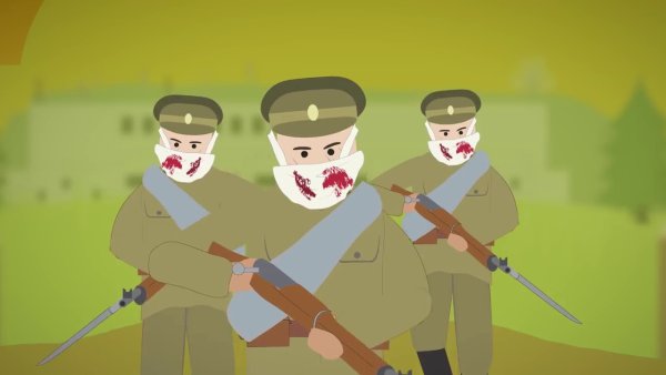 Атака мертвецов Осовец арт