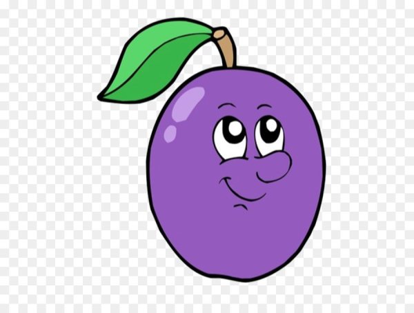 Слива мультяшная