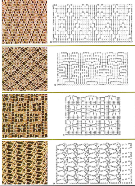 Вязание крючком Ажур