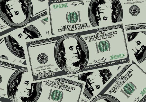 Нарисованный доллар