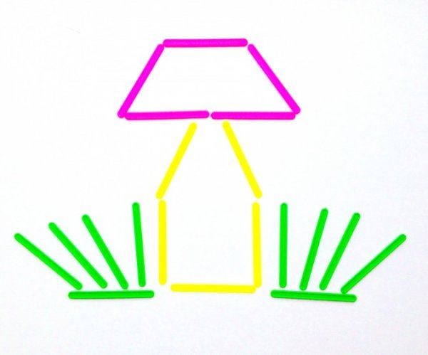 Выкладывание из счетных палочек для дошкольников цель