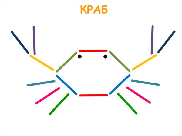 Выложи из счетных палочек
