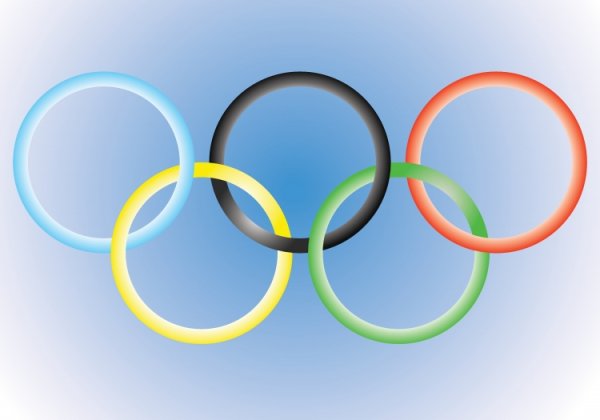 Олимпийские кольца раскраска