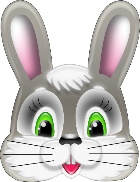 Маска зайчихи