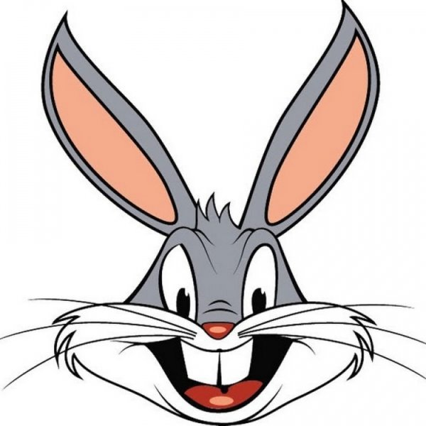 Мордочка зайца для аппликации