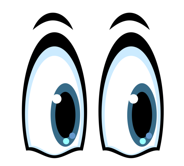 Глаза трафарет