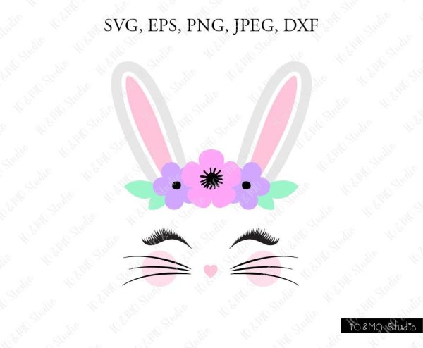 Глаза и мордочка зайки