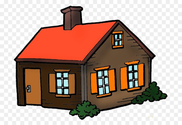 Домик мультяшный