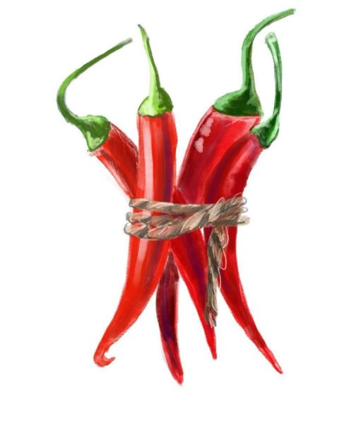 Перец Чили скетч