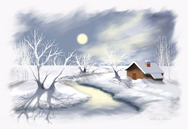 Иллюстрация к стихотворению зимнее утро Пушкина