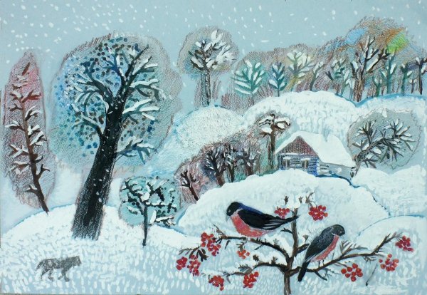 Иллюстрация к стихотворению встреча зимы