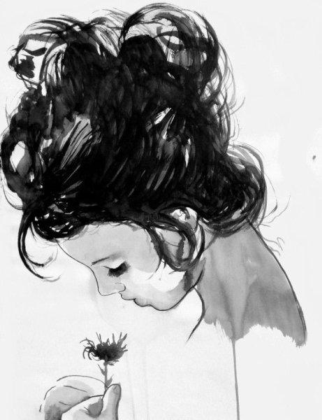 Иллюстрации чернилами