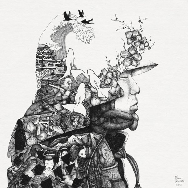 Современная Графика тушью