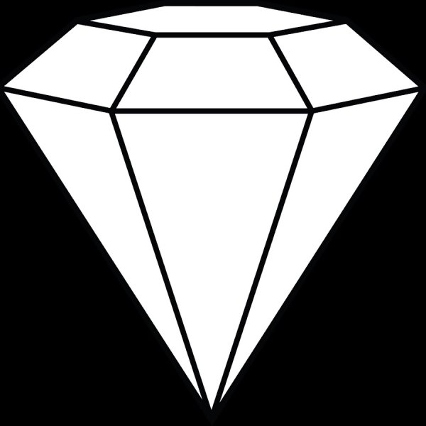 Алмаз нарисовать