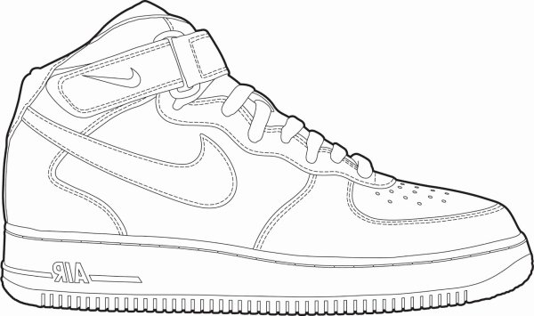 Nike Air Force 1 раскрасить