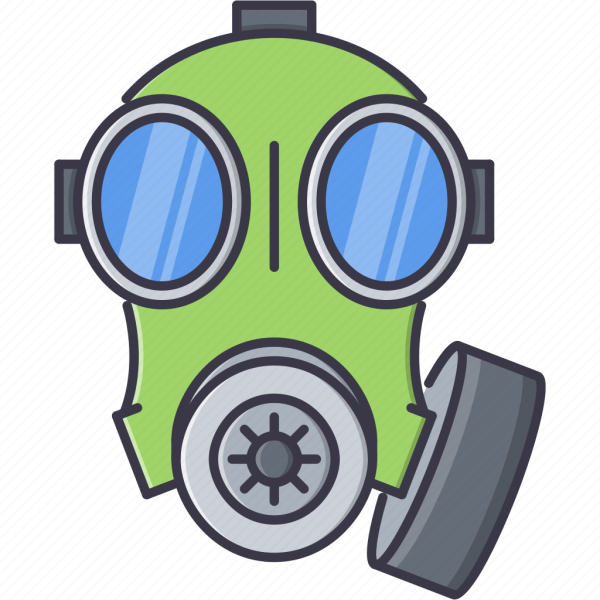Противогаз 2д вектор
